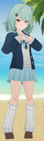 Zerine - full body character portrait from Starsand Island